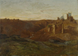 Gustave Castan - Landscape with Ruins.webp