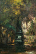 En vattenfall nära Ornans - Gustave Courbet — vy av konstverket