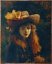Portrait d'une fille - Gustave Courbet — vy av konstverket