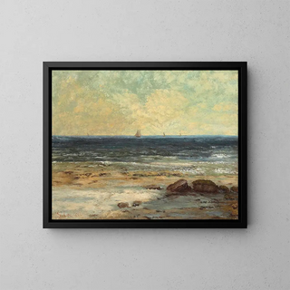 Gustave Courbet - Bords de la Mer Palavas.webp