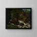 Ruisseau forestier dans le Jura - Gustave Courbet — inramlat konstverk på väggen