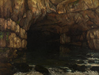 Gustave Courbet - La source de la Loue The Source of the Loue.webp
