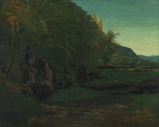 Landskap av Jura - Gustave Courbet — vy av konstverket