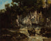 Landskap med en hjort - Gustave Courbet — vy av konstverket