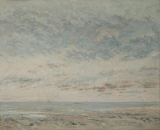 Basse mer à Trouville - Gustave Courbet — vy av konstverket