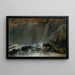 Marine La Trombe - Gustave Courbet — inramlat konstverk på väggen