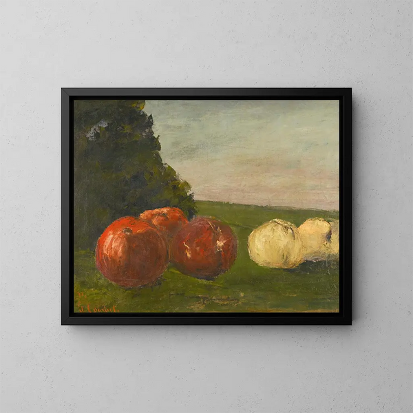 Naturtavla - Gustave Courbet — inramlat konstverk på väggen