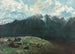 Vue panoramique des Alpes Les Dents du Midi - Gustave Courbet — vy av konstverket