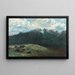 Vue panoramique des Alpes Les Dents du Midi - Gustave Courbet — inramlat konstverk på väggen