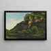Rochers à Mouthier - Gustave Courbet — inramlat konstverk på väggen