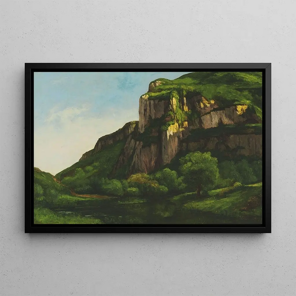 Gustave Courbet - Rocks at Mouthier.webp