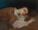 Studie för De unga damerna vid Seine - Gustave Courbet — vy av konstverket