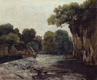 Gustave Courbet - The Weir at the Mill.webp