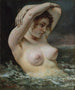 La Femme dans les vagues - Gustave Courbet — vy av konstverket