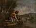 Le pêcheur - Gustave Courbet — vy av konstverket