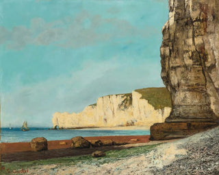Gustave Courbet - tretat Les Falaises.webp