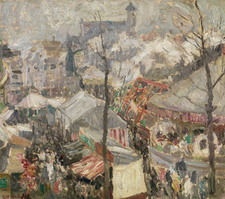 Gustave De Smet - Fair at Vrijdagmarkt in Ghent.webp