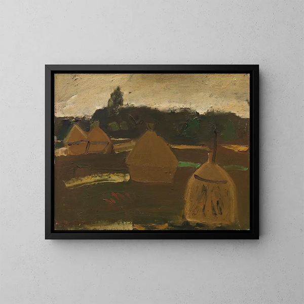 Meules - Gustave De Smet — inramlat konstverk på väggen