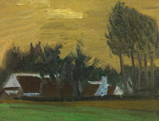 Gustave De Smet - Landscape with Black Italian Poplars.webp