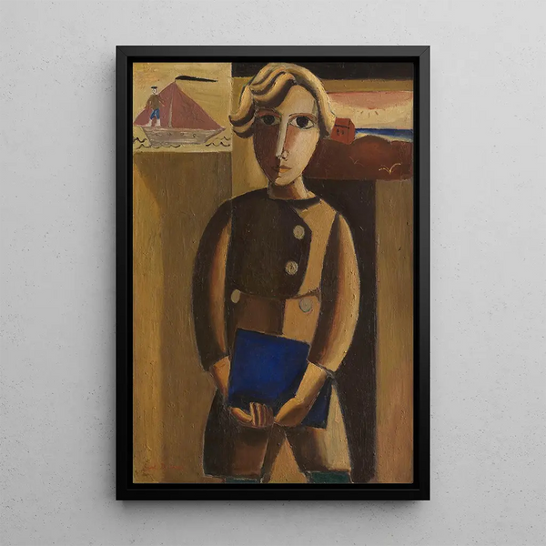 Pally - Gustave De Smet — inramlat konstverk på väggen