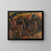 Längd: 60 cm x Höjd: 80 cm - Gustave De Smet — inramlat konstverk på väggen