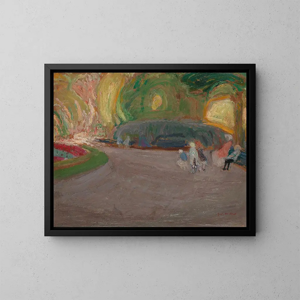Vondelpark - Gustave De Smet — inramlat konstverk på väggen