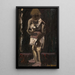 Chemise blanche sur fond noir - Gustave De Smet — inramlat konstverk på väggen