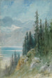 Vue sur le lac Léman près de Montreux - Gustave Doré — vy av konstverket