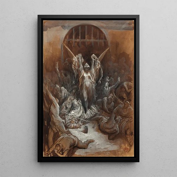 Frihet - Gustave Doré — inramlat konstverk på väggen