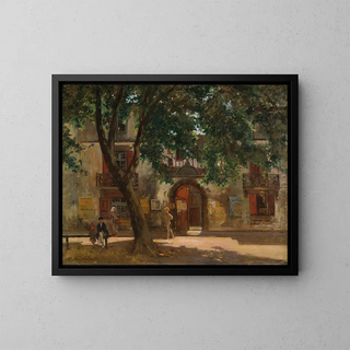Gustave Henri Colin - Afternoon In A French Village.webp