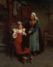 La leçon de couture - Gustave Henry Mosler — vy av konstverket