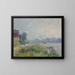 Bord de rivière - Gustave Loiseau — inramlat konstverk på väggen