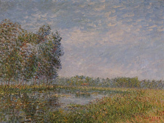 Bords de l'Eure, Normandie - Gustave Loiseau — vy av konstverket