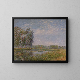 Bords de l'Eure, Normandie - Gustave Loiseau — inramlat konstverk på väggen