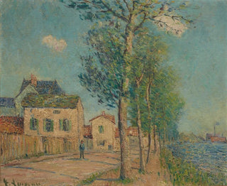 Le Chemin au bord de la rivière - Gustave Loiseau — vy av konstverket