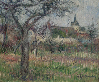 Le Clos de Monsieur Janson à Vaudreuil, Eure - Gustave Loiseau — vy av konstverket