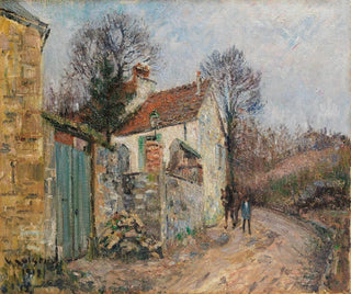 Le chemin de la plaine Pontoise - Gustave Loiseau — vy av konstverket