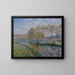 Les Rives de l'Eure le matin à Saint-Cyr-du-Vaudreuil - Gustave Loiseau — inramlat konstverk på väggen