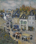 Marknad i Pont - Aven - Gustave Loiseau — vy av konstverket