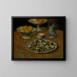 Gustave Loiseau - Nature morte hutres fruits et fleurs.webp