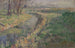 Landskap med bäck på landsbygden - Gustave Loiseau — vy av konstverket