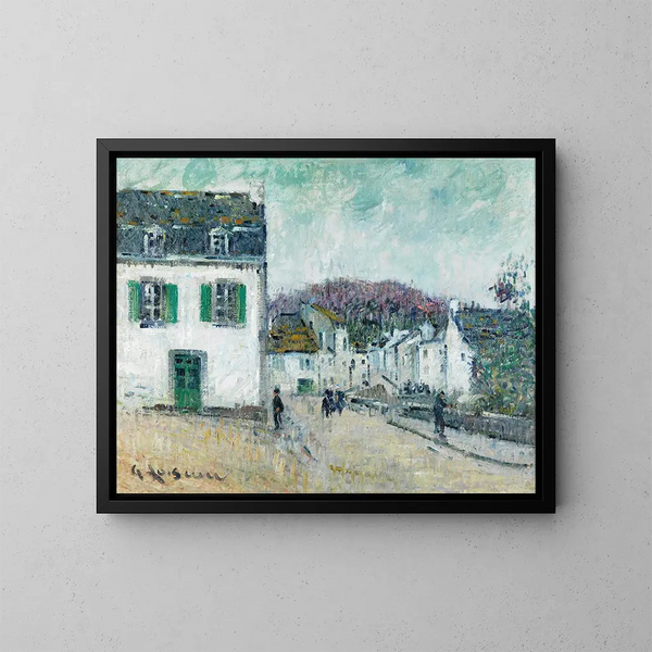 Rue de Pont-Aven - Gustave Loiseau — inramlat konstverk på väggen