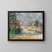 Rue Saint-Cyr-du-Vaudreuil - Gustave Loiseau — inramlat konstverk på väggen