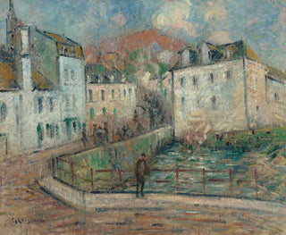 Vue de Pont-Aven - Gustave Loiseau — vy av konstverket