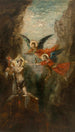 En helgon i öknen - Gustave Moreau — vy av konstverket