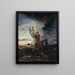 Arion - Gustave Moreau — inramlat konstverk på väggen