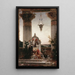 Le roi David - Gustave Moreau — inramlat konstverk på väggen