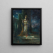 La Fiancée de la nuit - Gustave Moreau — inramlat konstverk på väggen