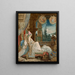 Le songe d'un habitant du Mogol - Gustave Moreau — inramlat konstverk på väggen