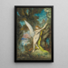 Léda och Svanen - Gustave Moreau — inramlat konstverk på väggen